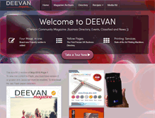 Tablet Screenshot of deevan.co.uk